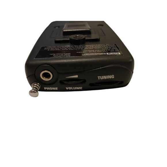 Living Solutions Am Fm Pocket Radio Atc 2734 Item C17H2734 Tested Audio Music - Picture 6 of 12